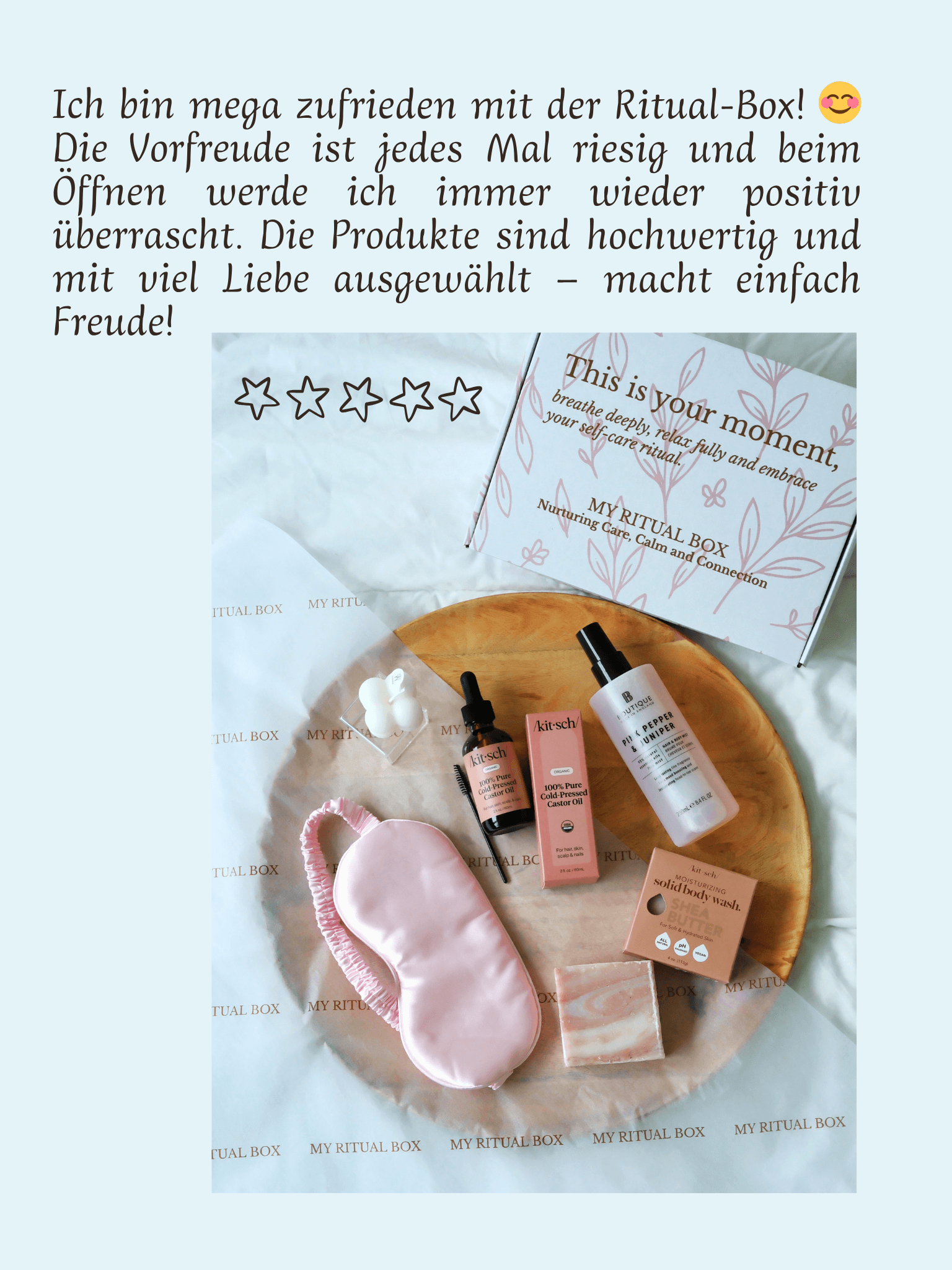 Monatliche Self-Care Box für Frauen in der Schweiz